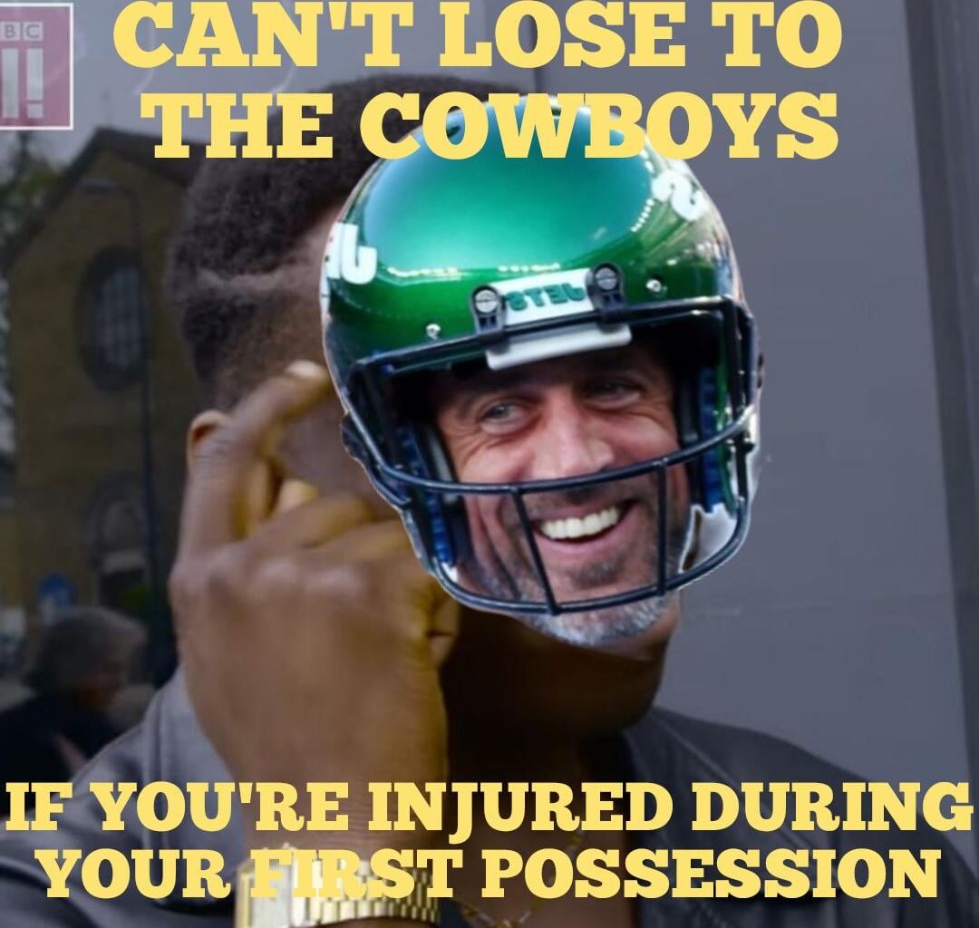 Saw it coming a mile away, but I still hope Rodgers is okay