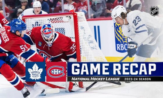 Maple Leafs @ Canadiens 9/30 | NHL Highlights 2023