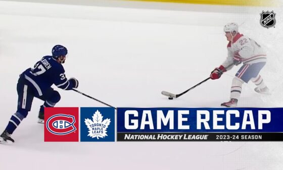 Canadiens @ Maple Leafs 10/2 | NHL Highlights 2023