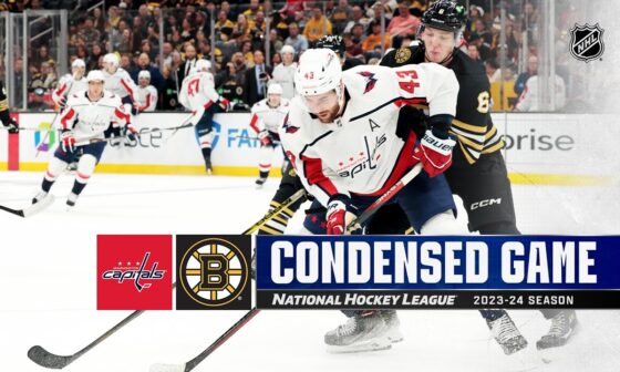 Capitals @ Bruins 10/3 | NHL Highlights 2023