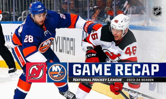 Devils @ Islanders 10/6 | NHL Highlights 2023