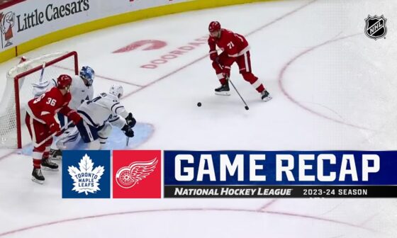 Maple Leafs @ Red Wings 10/7 | NHL Highlights 2023