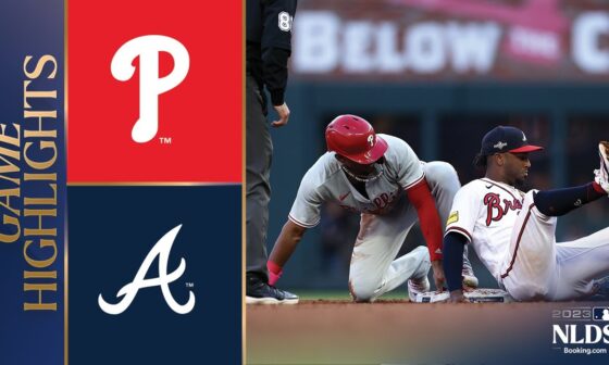 Phillies vs. Braves Game 2 Highlights (10/9/23) | MLB Highlights