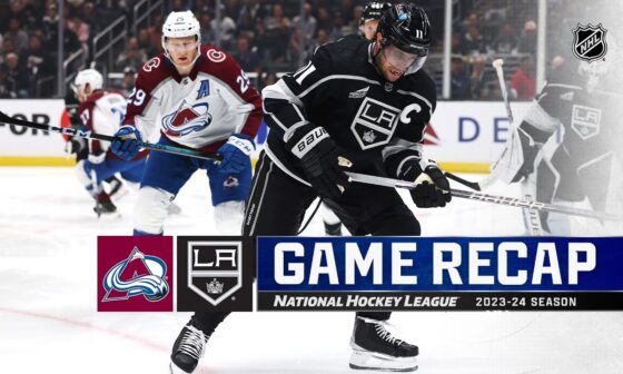 Avalanche @ Kings 10/11 | NHL Highlights 2023