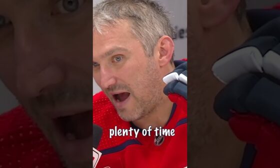 Ovi did not like missing the playoffs 👎