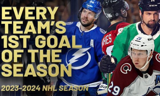 Every team's 1st goal | 2023-2024 NHL Season