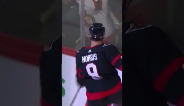 Josh Norris back in the lineup, back on the scoresheet!