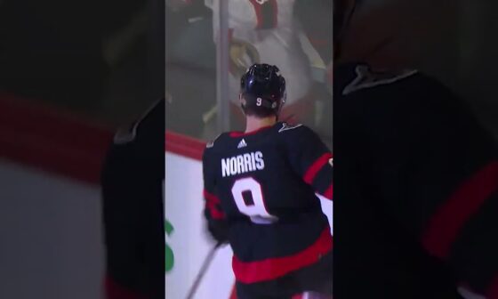 Josh Norris back in the lineup, back on the scoresheet!
