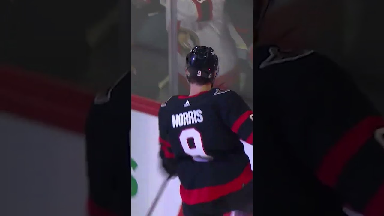 Josh Norris back in the lineup, back on the scoresheet!