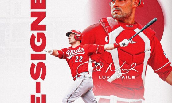 [Reds] Luke’s stayin’ home‼️ The #Reds today re-signed C Luke Maile to a 1-year contract through the 2024 season with a club option for 2025.