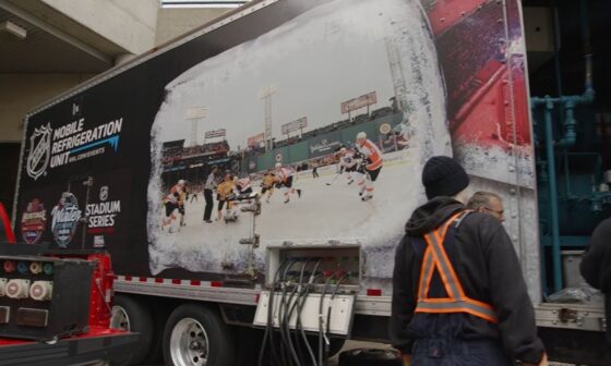 Ice truck arrives for 2023 Heritage Classic