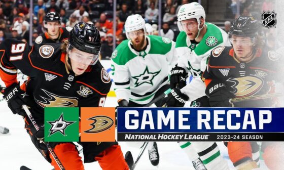Stars @ Ducks 10/19 | NHL Highlights 2023
