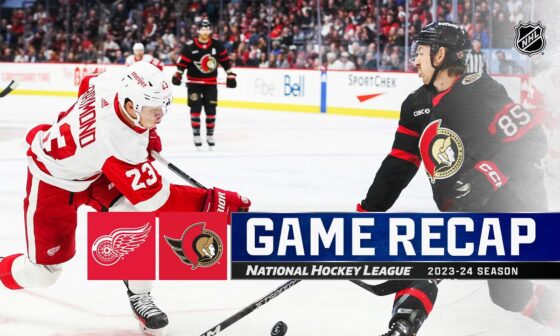 Red Wings @ Senators 10/21 | NHL Highlights 2023
