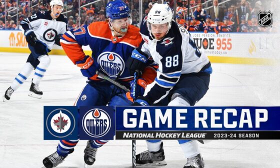 Jets @ Oilers 10/21 | NHL Highlights 2023