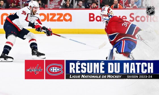 Capitals vs Canadiens 21/10 | Faits saillants