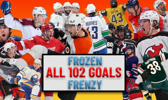 ALL 102 goals from 16-game Frozen Frenzy