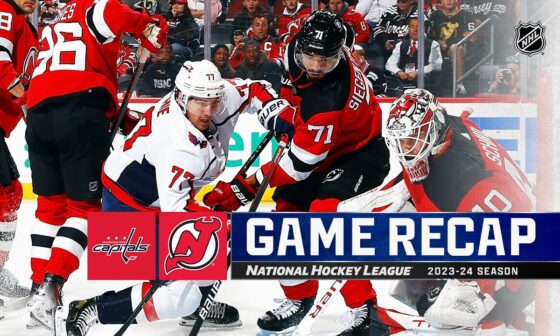 Capitals @ Devils 10/25 | NHL Highlights 2023