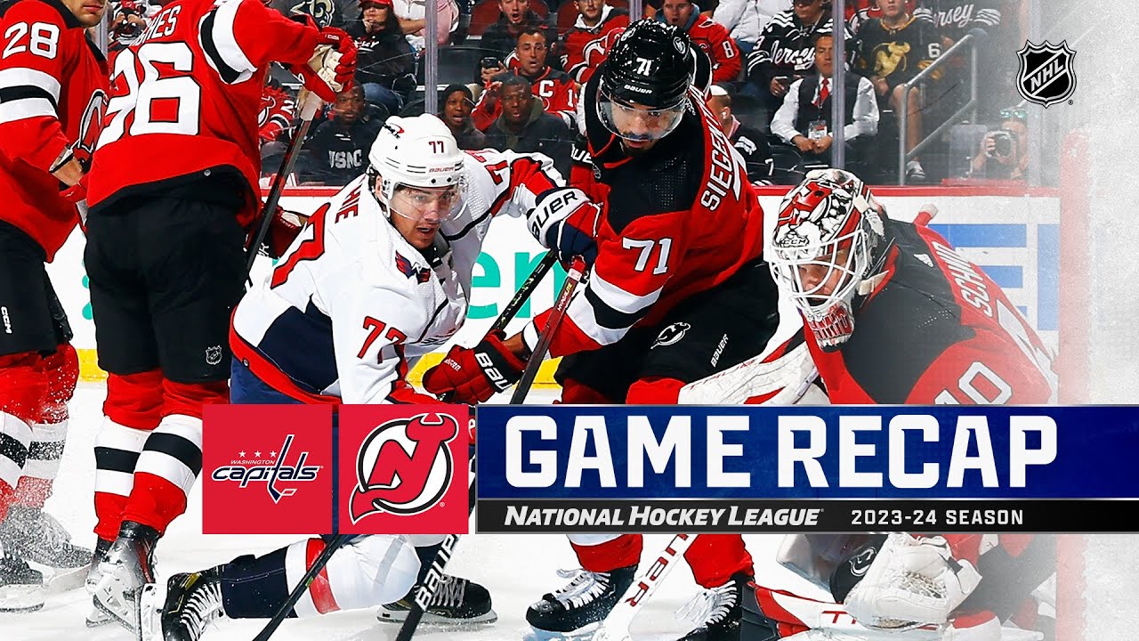 Capitals @ Devils 10/25 | NHL Highlights 2023
