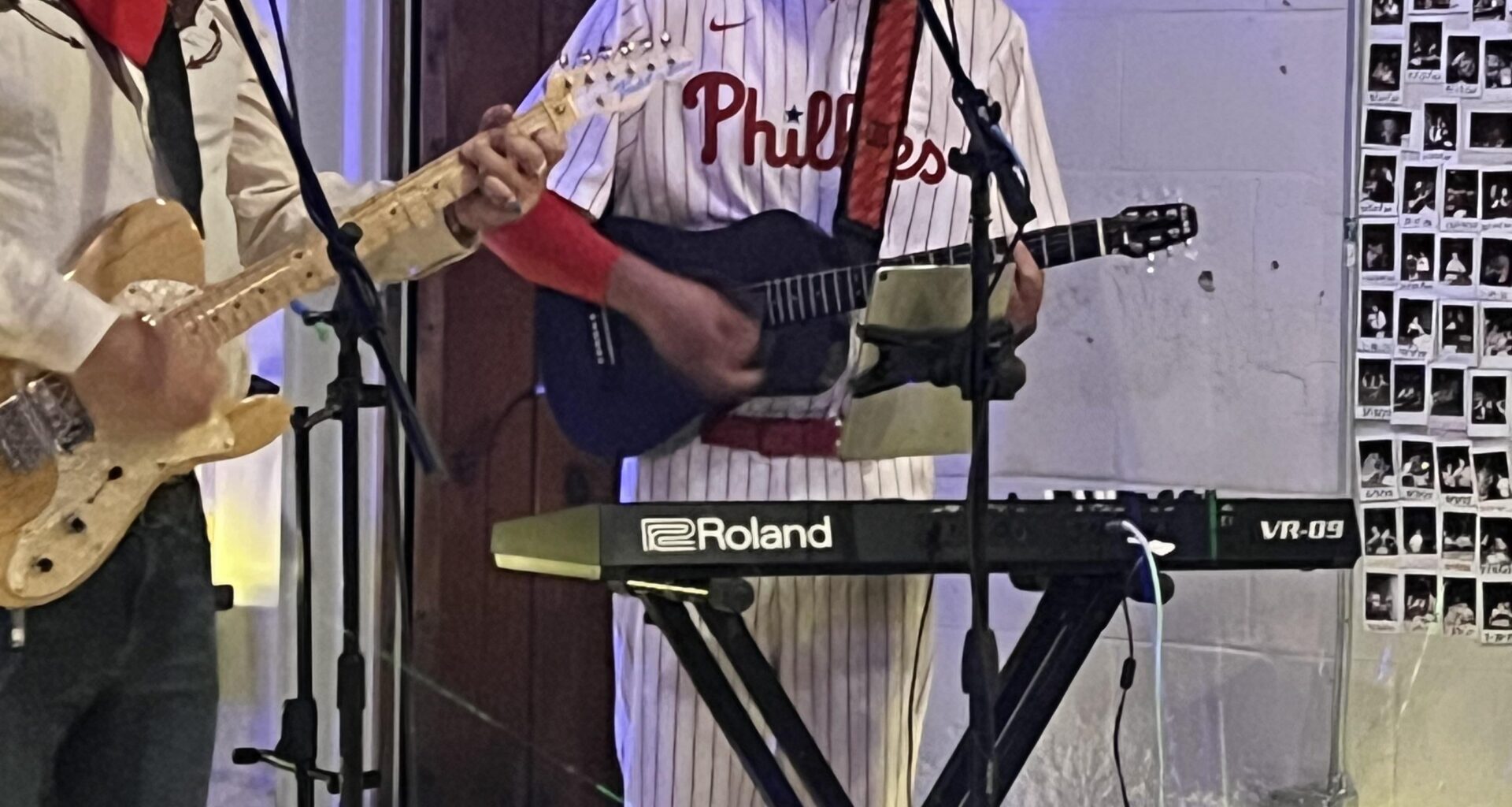 First Marsh at the casino, now Bryce is jamming at Farm Truck in Medford!