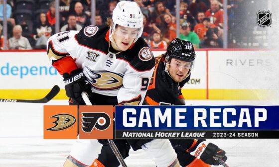 Ducks @ Flyers 10/28 | NHL Highlights 2023