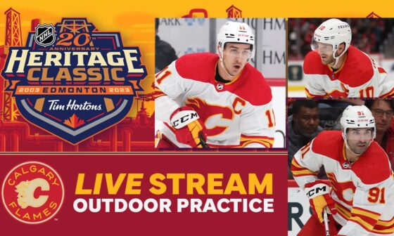 2023 Tim Horton's NHL Heritage Classic Calgary Flames Live Practice Stream
