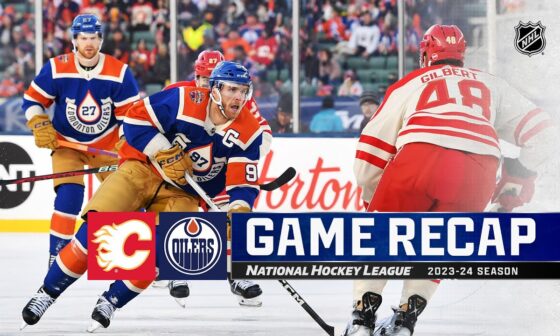 2023 Heritage Classic | Flames @ Oilers 10/29 | NHL Highlights 2023