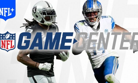 Raiders vs. Lions on NFL Game Center: Follow all the Action LIVE!