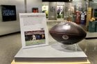 In Week 5, @HoustonTexans QB C.J. Stroud set an NFL record for the most pass attempts (186) to start a rookie season without an interception in NFL history. A game ball from this historic day is now on display in Canton.