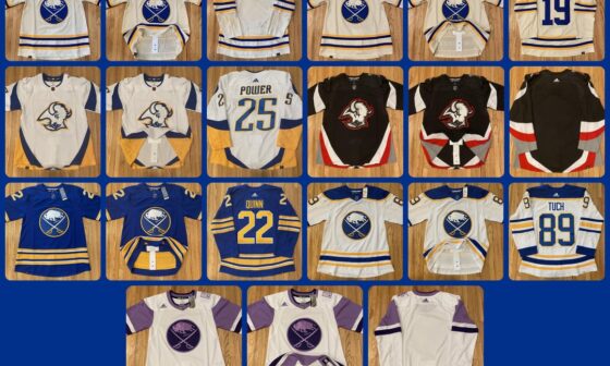 Let’s ring in the Sabres’ season with my current Sabres collection!