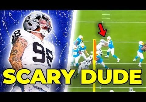 Maxx Crosby annihilating the Chargers Film Breakdown