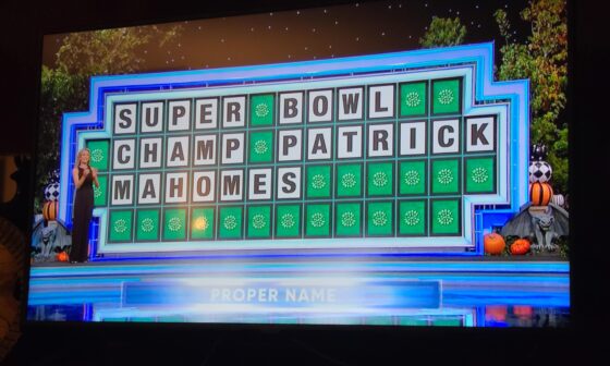 Surprise MVP appearance on Wheel of Fortune