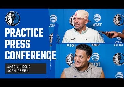 Jason Kidd & Josh Green Practice Press Conference | 10/19/2023