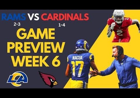Los Angeles Rams vs Arizona Cardinals Week 6 Game Preview | Matthew Stafford Game INCOMING
