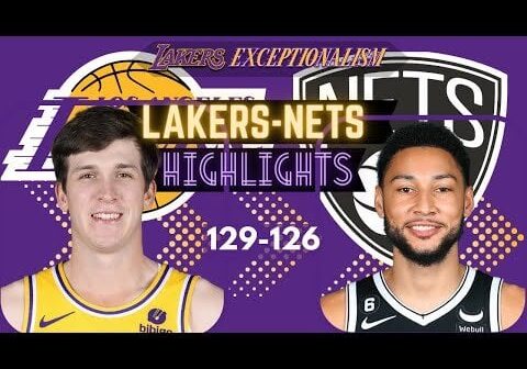 Lakers vs Nets Exceptional Highlights