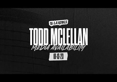Head Coach Todd McLellan | 10.13.23 Post-Practice Media Availability