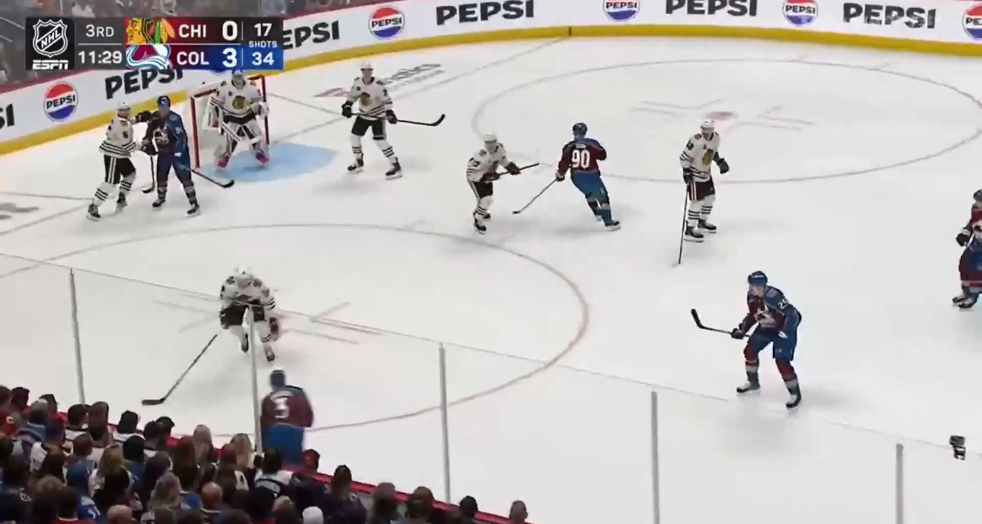 McKinnon picks up Tatar's pass and puts it behind Mrazek after a convincing penalty kill