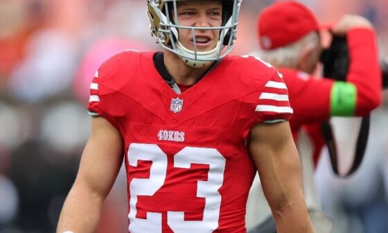 Source: “It could’ve been worse. It’ll be about pain tolerance. He may miss next 2-4 games. Knowing CMC, he’ll try to suit up Monday.” Early indications are it’s not a significant injury for #49ers All Pro RB Christian McCaffrey. SF may wisely rest him for a few games! #NFL 🙏👀