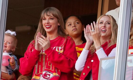 Andy Reid after Travis Kelce's big day: Taylor Swift 'can stay around all she wants'