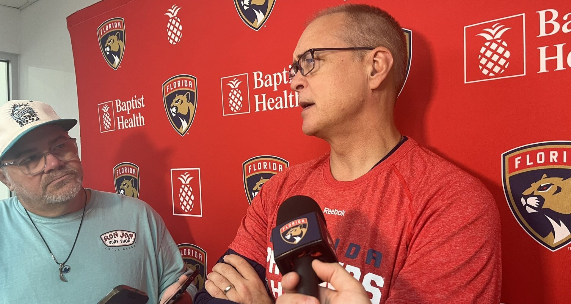[Jameson Olive] Maurice says Samoskevich will play on the left side of a line with Bennett and Tkachuk tonight vs. the Lightning: “The idea will be to see how comfortable he is on both sides of the ice because you have different opportunities with different lines. He’s had a good camp.”