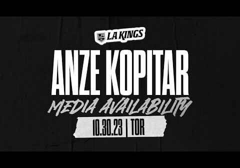 Captain Anze Kopitar | 10.30.23 LA Kings Post-Practice Media from Toronto