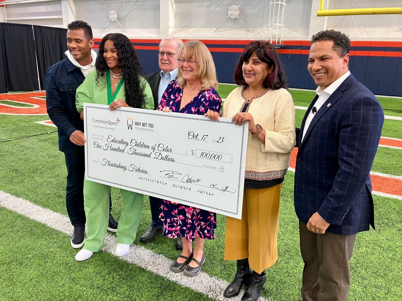 Russell Wilson’s charity donates a million dollars