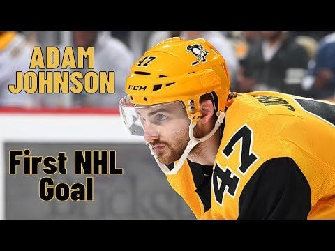 Adam Johnson's first NHL goal - October 12 2019