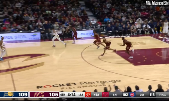 Strus is such a nice playmaker. Look at him glance at Mobley at the start of the fast break, scan for options up ahead to keep the defense honest, but always knowing Mobley is trailing for the feed & score