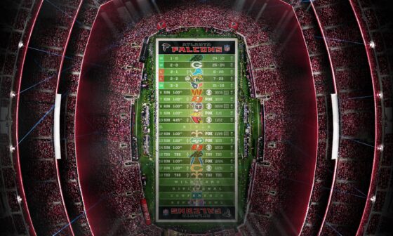 2023 - Stadium Schedule - Wk 5 - Falcons (3-2)