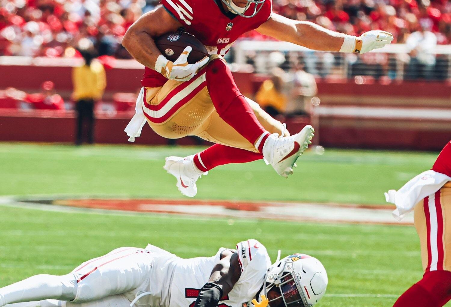 McCaffrey hurdle. Just wow.