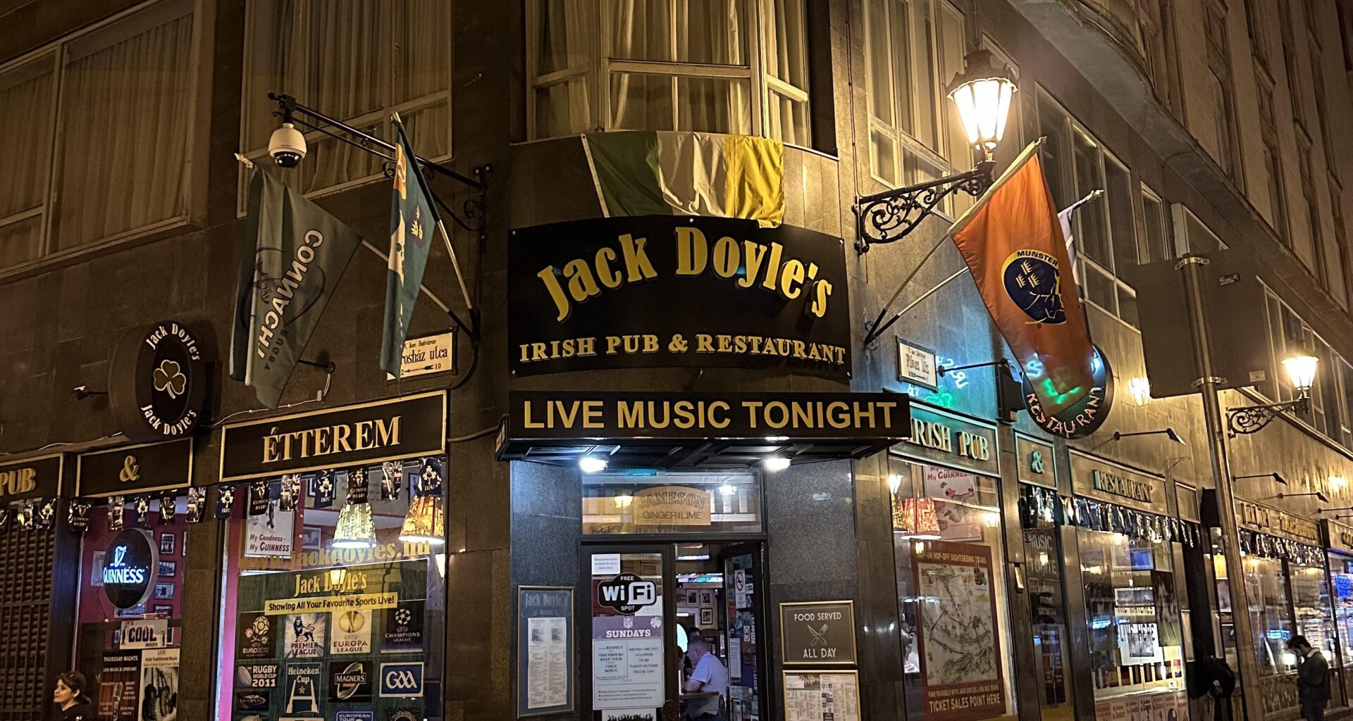 To my surprise, I found the perfect place to watch NFL games on my Budapest trip.