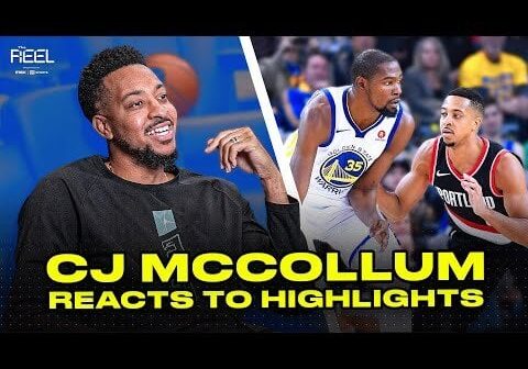CJ McCollum Reacts To CJ McCollum Highlights