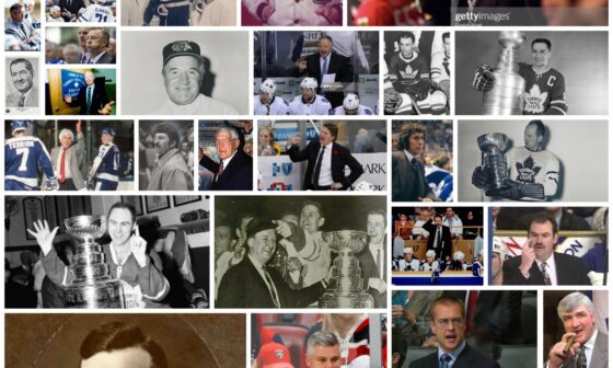 Honoring all the head coaches since becoming the Leafs in 1927.