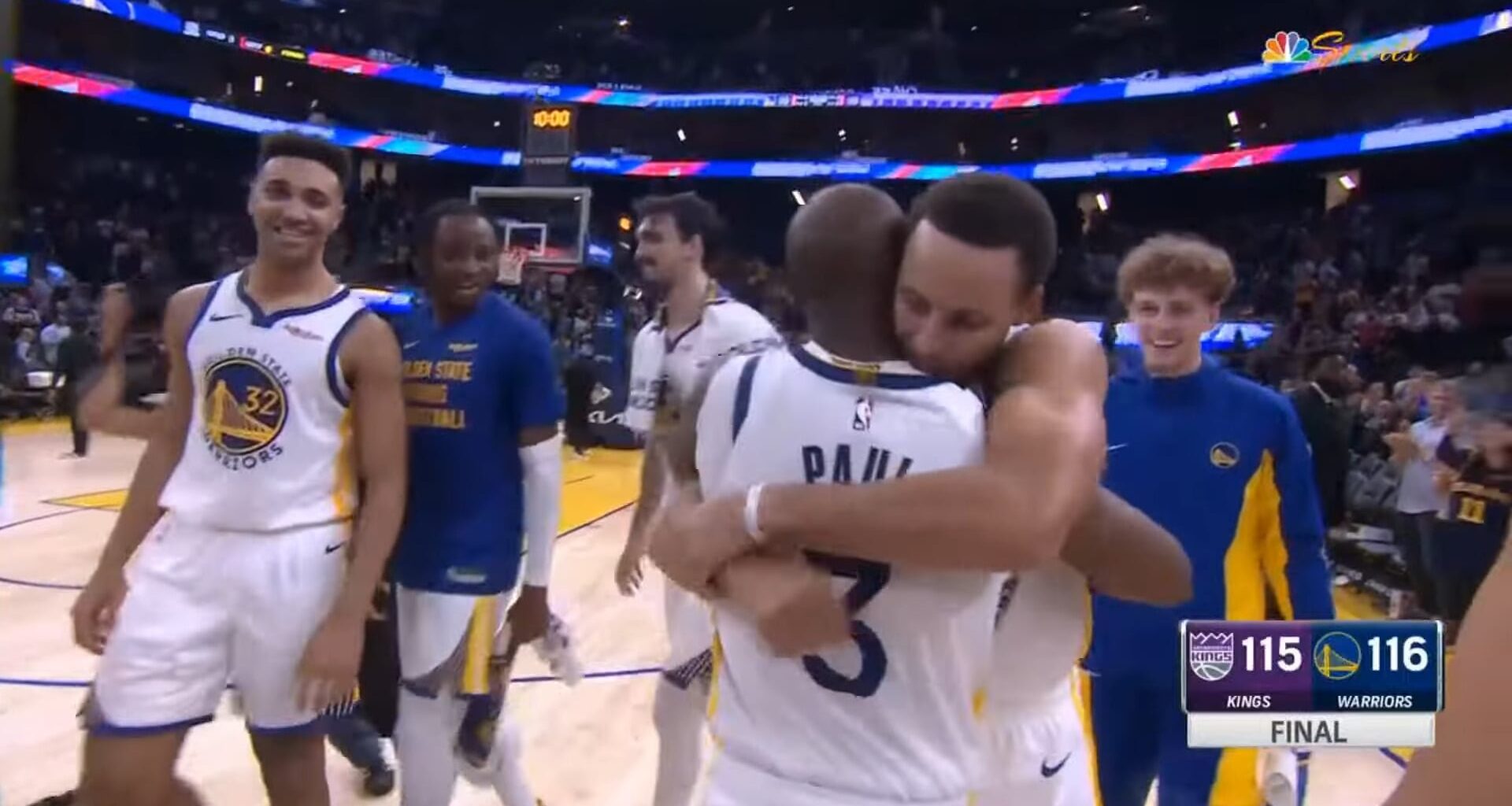 The team chemistry is looking gooood so far. NIGHT NIGHT!