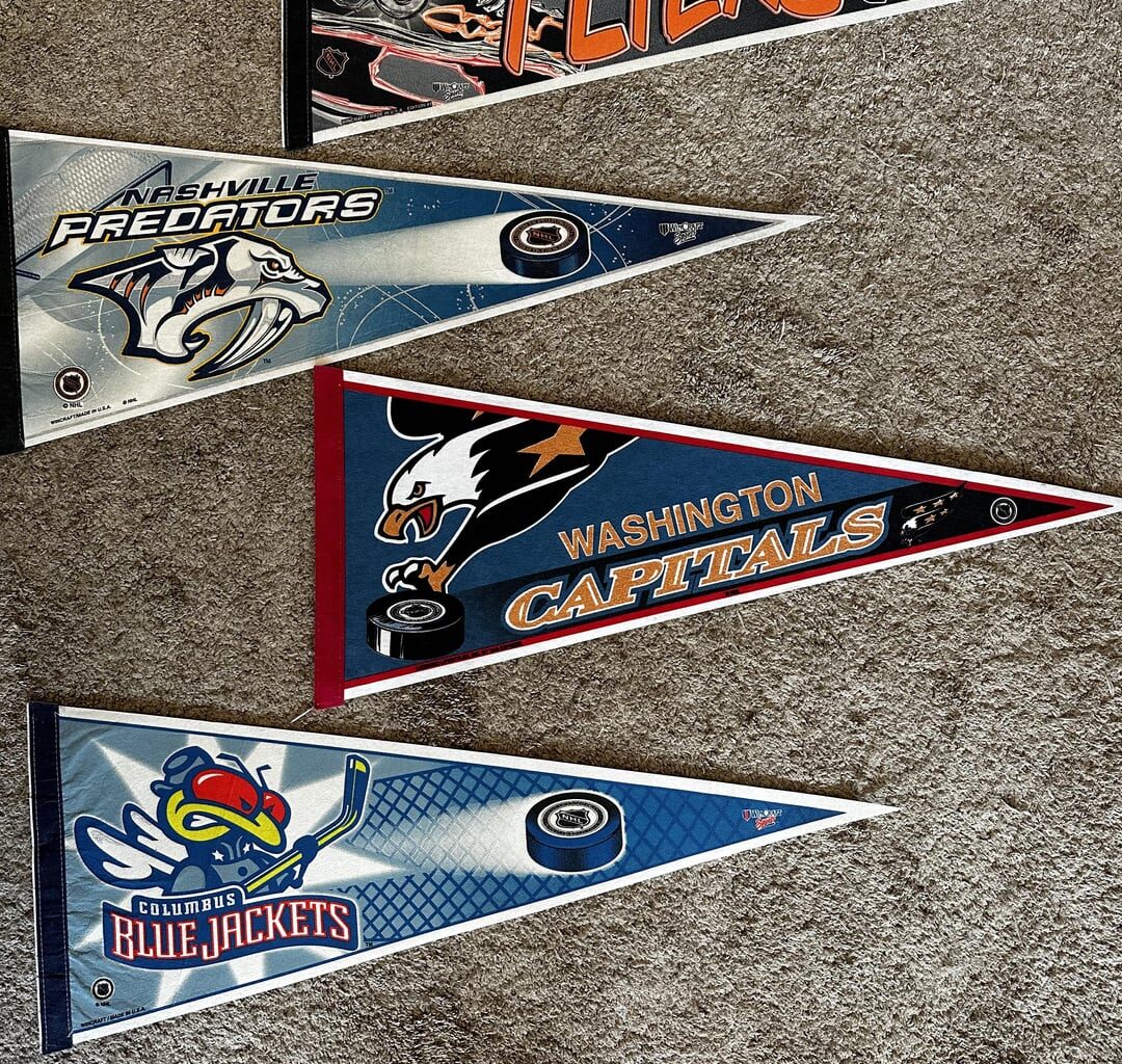 Found these late 90s pennants at a thrift store at the Oregon coast